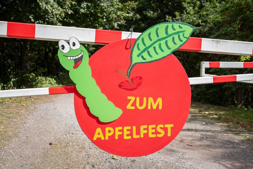 Apfelfest auf der Streuobstwiese der Holper Heide. 13.9.2024