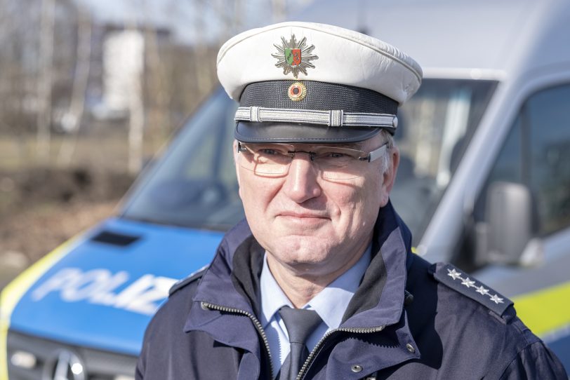 Polizeihauptkommissar Hermann Baethke koordinierte die Sonderkontrolle.