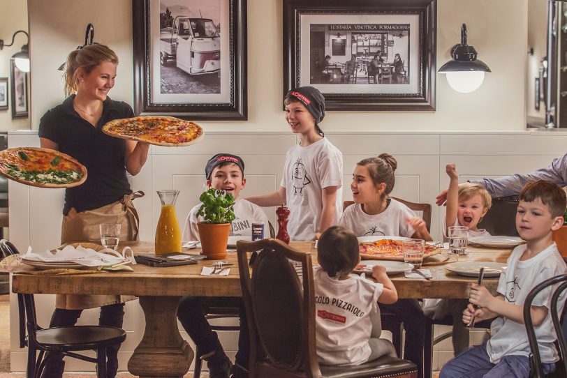 Die eigene Pizza schmeckt vorzüglich.