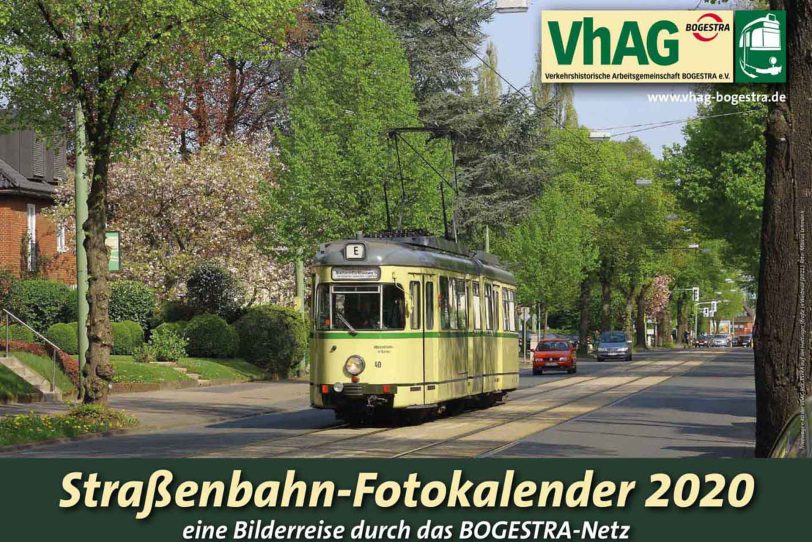 Neuer Straßenbahn-Fotokalender der Verkehrshistorischen Arbeitsgemeinschaft BOGESTRA e.V. .