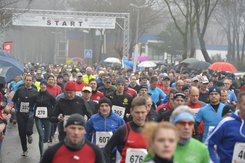 38. Herner Silvesterlauf am 31.12.2014 im Gysenberg.