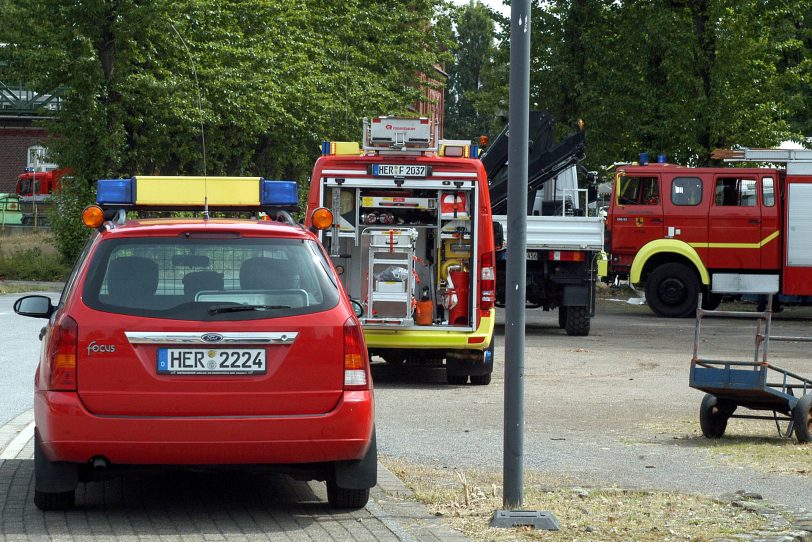 Störfallübung bei Ineos am 28. Juni 2014.