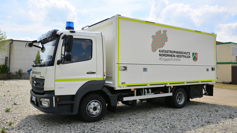 Der neue Lkw von außen.