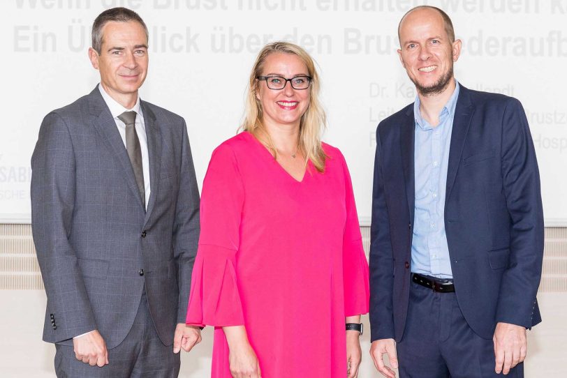 v.l. Prof. Dr. Marcus Lehnhardt, Dr. Katja Engellandt und Dr. Harald Krentel.