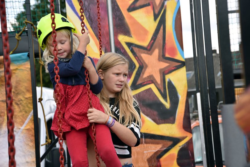 Ninja-Action-Trail beim Kananlfest 2018 unter dem Motto - Demokratie leben in Wanne.