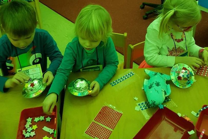 Weltraum-Nacht im Ev. Familienzentrum.
