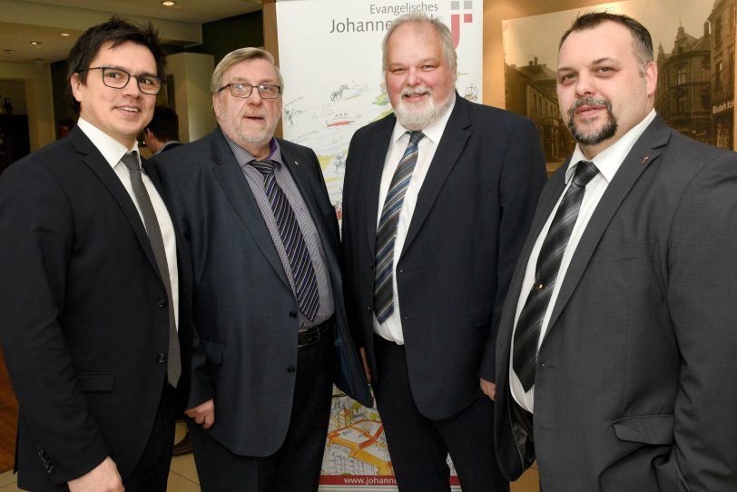 v.l. Alexander Vogt, Erich Leichner, Bodo de Vries und Sven-Eric Leichner.