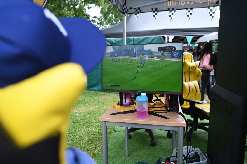 Stand der Abteilung E-Sports des DSC Wanne-Eickel.