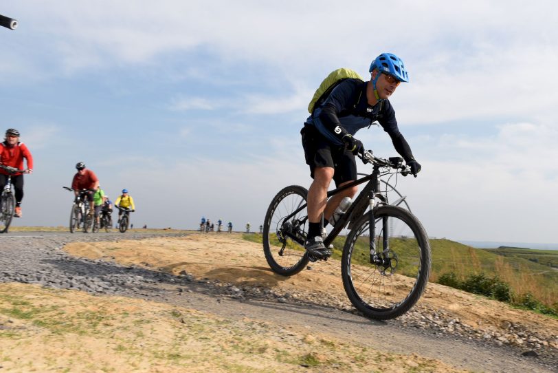 Eröffnung der Mountainbike-Strecken auf den Halden Hoheward und Hoppenbruch.