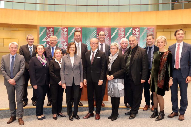 VGH mitglieder besuchten den Landtag.