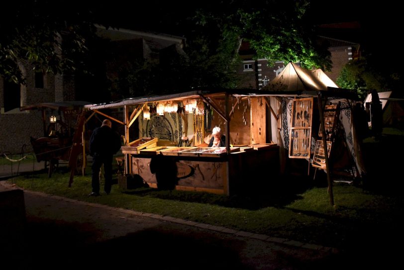 Der 10. Mittelaltermarkt am Abend