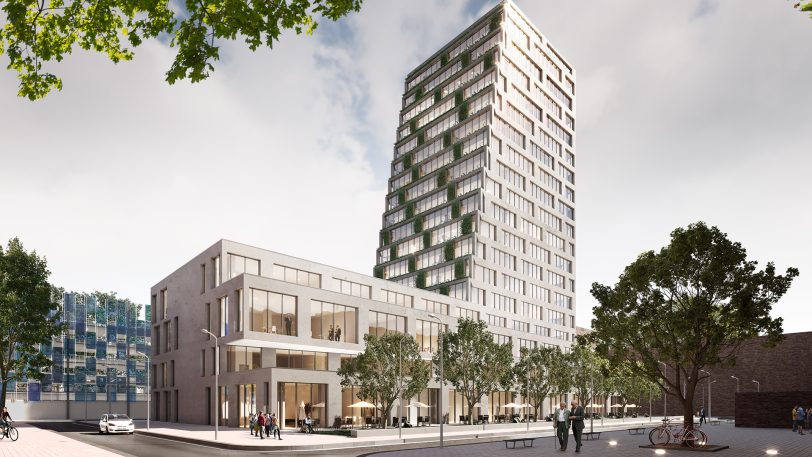 Soll hoch hinaus wachsen: Der geplante Vision Tower im Shamrockpark.