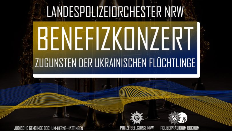 Das Landespolizeiorchester veranstaltet ein Benefizkonzert für die Ukrainehilfe.