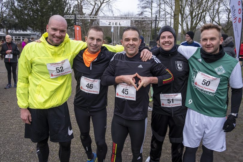 Der 42. Herner Silvesterlauf im Revierpark Gysenberg in Herne (NW), am Dienstag (31.12.2019).