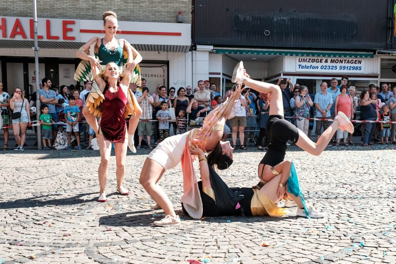 Cranger Festumzug 2018 vor der Christuskirche in Wanne-Mitte.