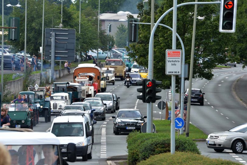 2. Oldtimer-Parade der Cranger Kirmes.