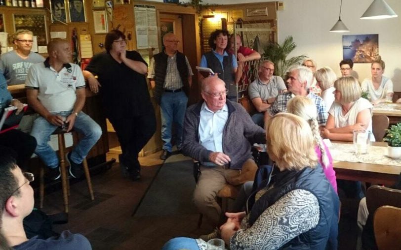 Bei der Bürgersprechstunde in Renés Stübchen.