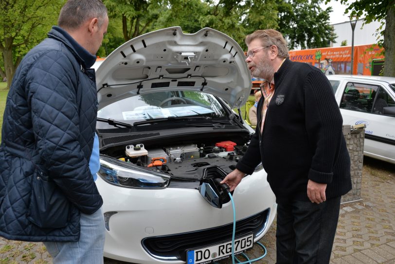 Gerd Petrusch von der Initiative Solarmobil Ruhrgebiet.