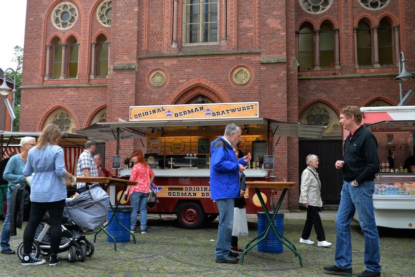 Feierabendmarkt in Wanne-Mitte am Freitag (17.6.2016).