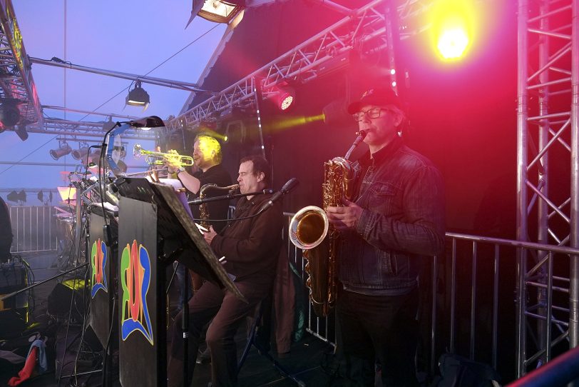 Das Rockorchester Ruhrgebeat im Gysenberg.