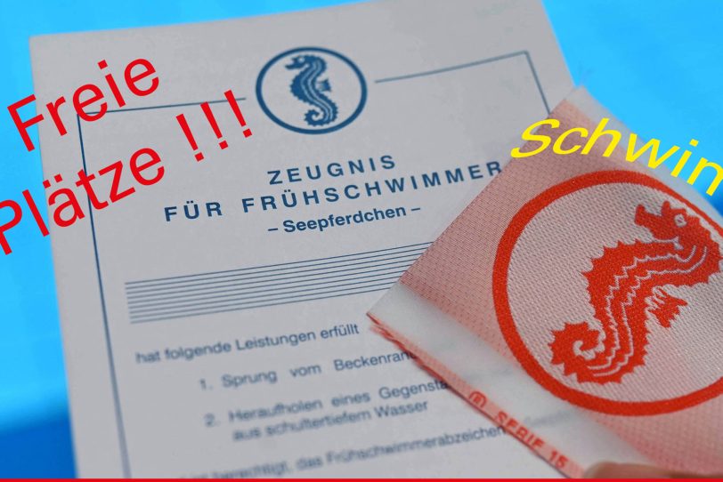 DLRG Herne bietet Seepferdchen-Schwimmkurse für Kinder an.