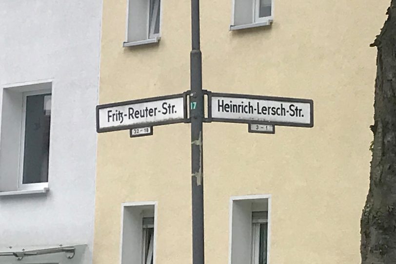 Es gibt neue Forderungen nach einer Umbenennung der Heinrich-Lersch-Straße, als auch der Belgorodstraße.
