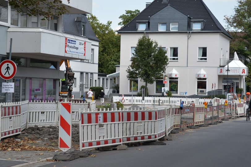 Baustelle Schäferstraße / Neumarkt.