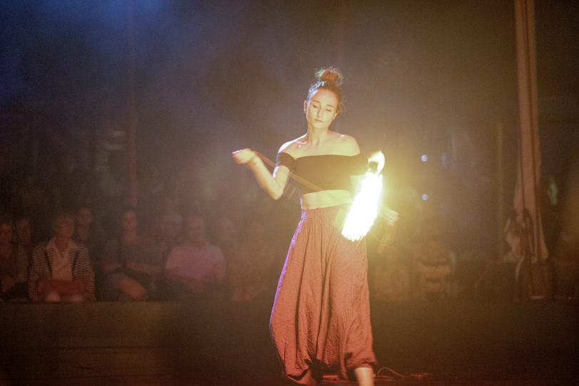 „Kuriosum“: Nachmittagsvorstellung beim Familiencircus Schnick-Schnack in Herne (NW), am Donnerstag (20.06.2019).