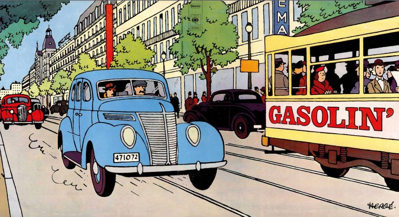Zur LP „Gasolin’“ entstand 1971 das Cover aus der Serie „Tim und Struppi“ des Belgiers Georges Remi alias Hergé.