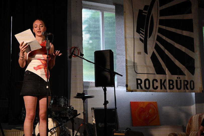 Leonie Wolfrum trat beim Sofakonzert auf.