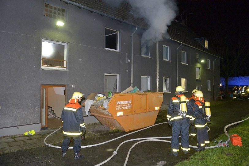 Januar: Brand an der Buschkampstraße