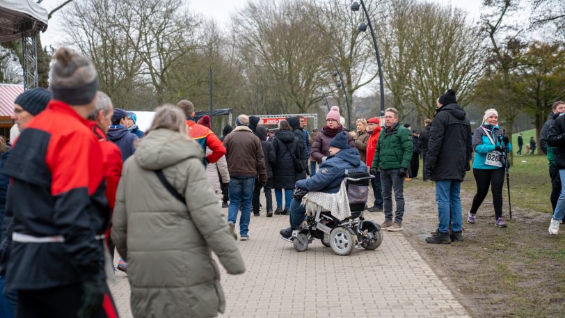 Eindrücke vom 46. Silvesterlauf im Gysenberg am Dienstag (31.12.2024). Mehrere Läufe in verschiedenen Altersklassen standen auf dem Programm.