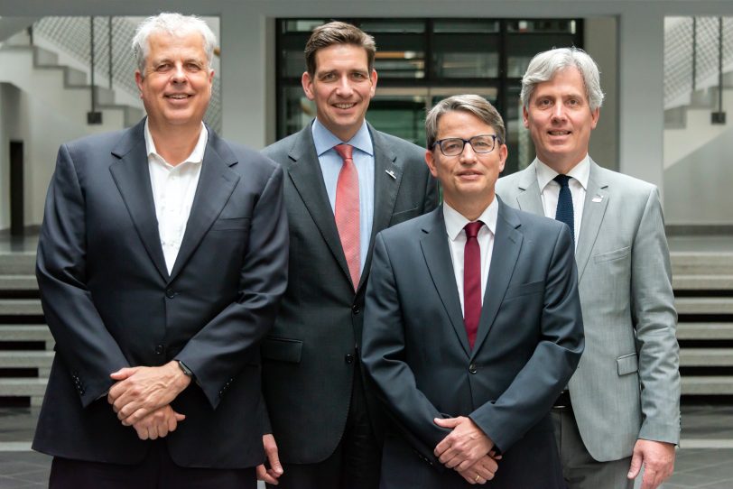 v.l. Jan-Peter Nonnenkamp, Henrich Kleyboldt, Kai-Uwe Röhrig, Dirk W. Erlhöfer.