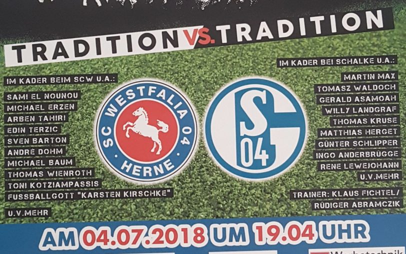 Eröffnungsspiel beim SC Westfalia 04 Herne im neuen Stadion am Schloss.