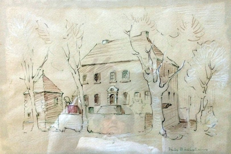 Heinrich Wurm zeichnete das Haus Bönninghausen.
