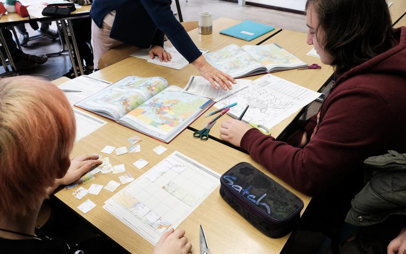 Beim Tag der offenen Tür 2018 in der Gesamtschule Wanne.