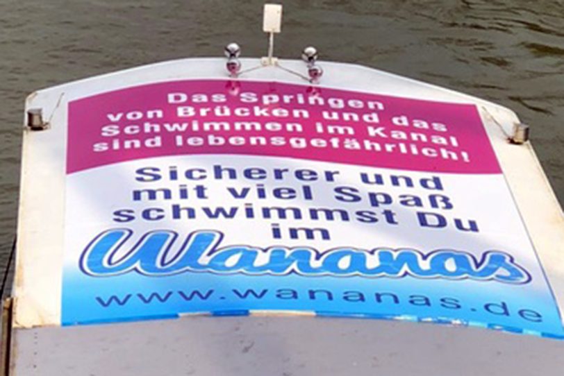 Warnhinweis auf der Integra.
