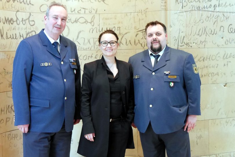 v.l. Aimo Glaser, Michelle Müntefering, Sven Eric Leichner.