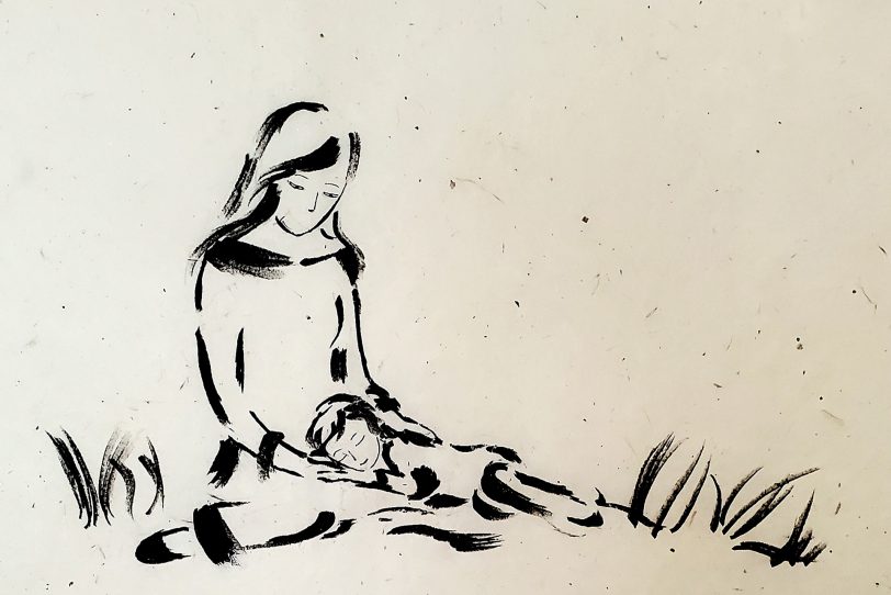 Das Werk Zen art von Petra Heveroch