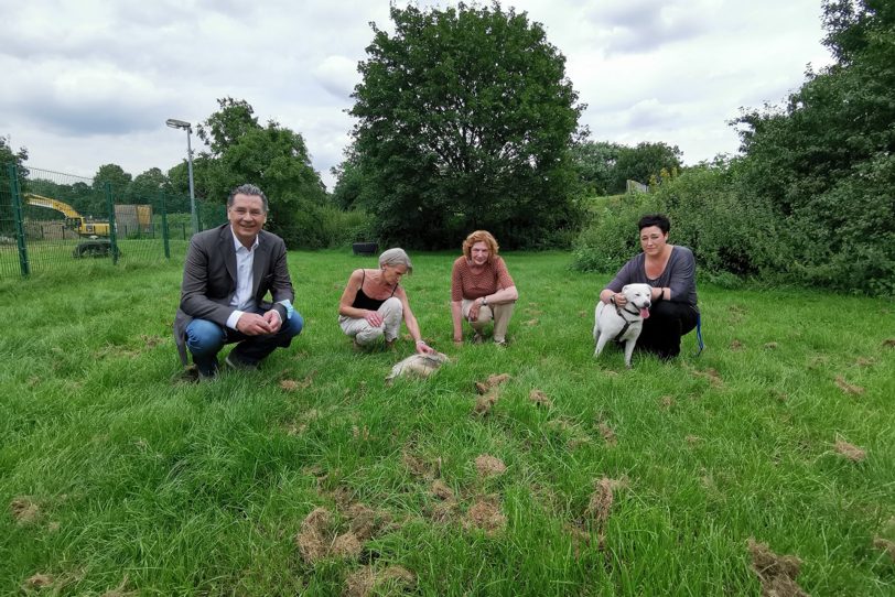 Udo Sobieski und Manuela Lukas besuchten das Tierheim in Wanne.
