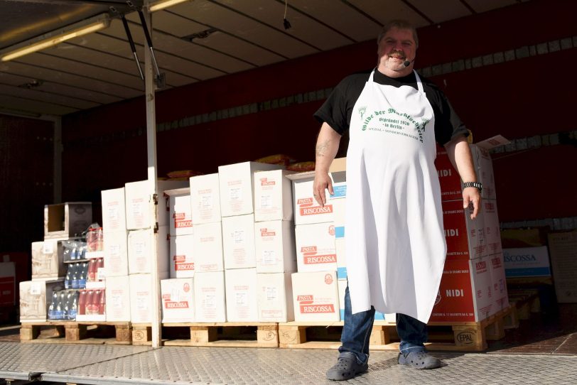 Die Gilde der Marktschreier auf dem Buschmannshof.