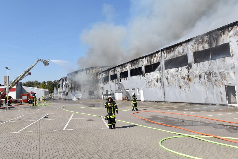 Einsatz der Feuerwehr an der Kinderwelt