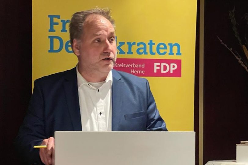 Thomas Bloch, Vorsitzender der Herner FDP und Stadtverordneter.