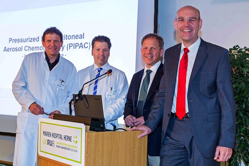 v.l. Prof. Dr. Strumberg, Prof. Dr. Tempfer, Prof. Dr. Reymond und Prof. Dr. Zieren