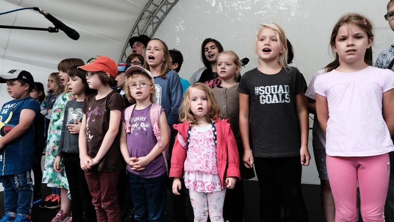 Hotte Schröder und die Sunrise-Kids.
