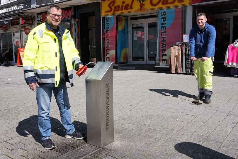JU wollen mehr Trinkwasserspender für die Stadt (Archivfoto).