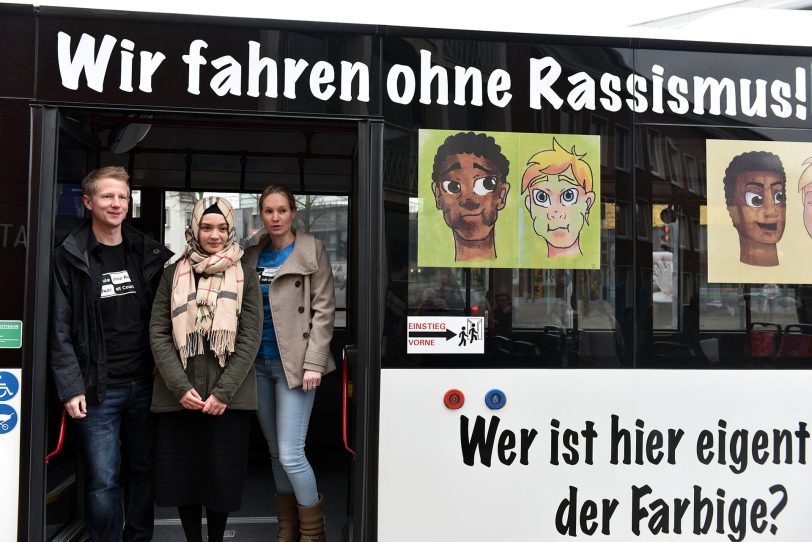 Das Projekt Antirassismus-Bus in Herten.