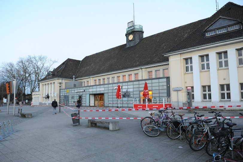 Sturmschäden am HBF Wanne-Eickel