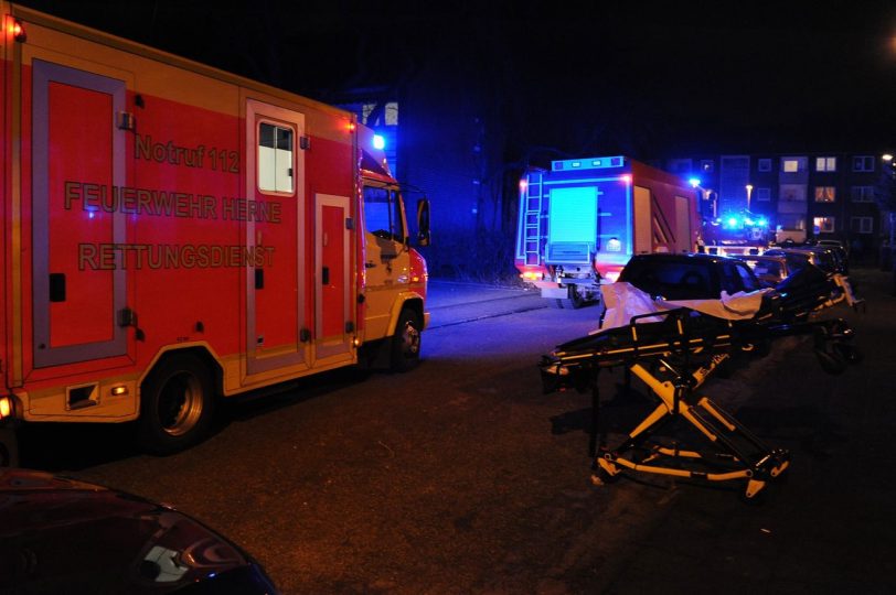 Einsatz bei einem Wohnungsbrand