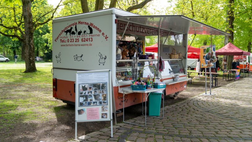 Das SPD-Familienfest am Sonntag (7.5.2023) im Schlosspark Strünkede.